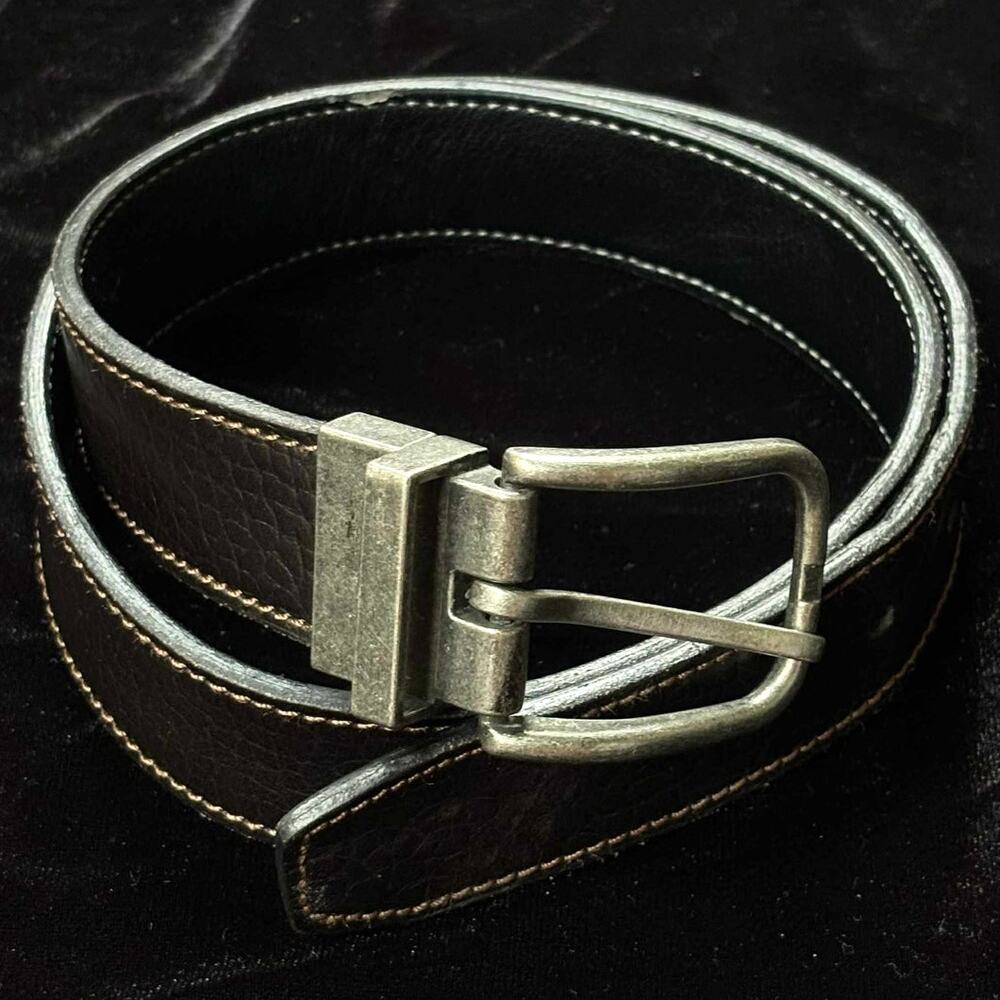 Black & Silver Men's Belt